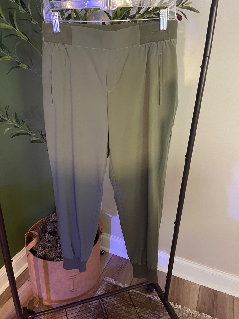 Banana Republic Olive Green Track Joggers